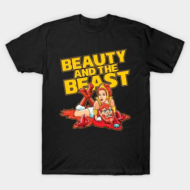 Beauty And The Beast T-Shirt by boltfromtheblue